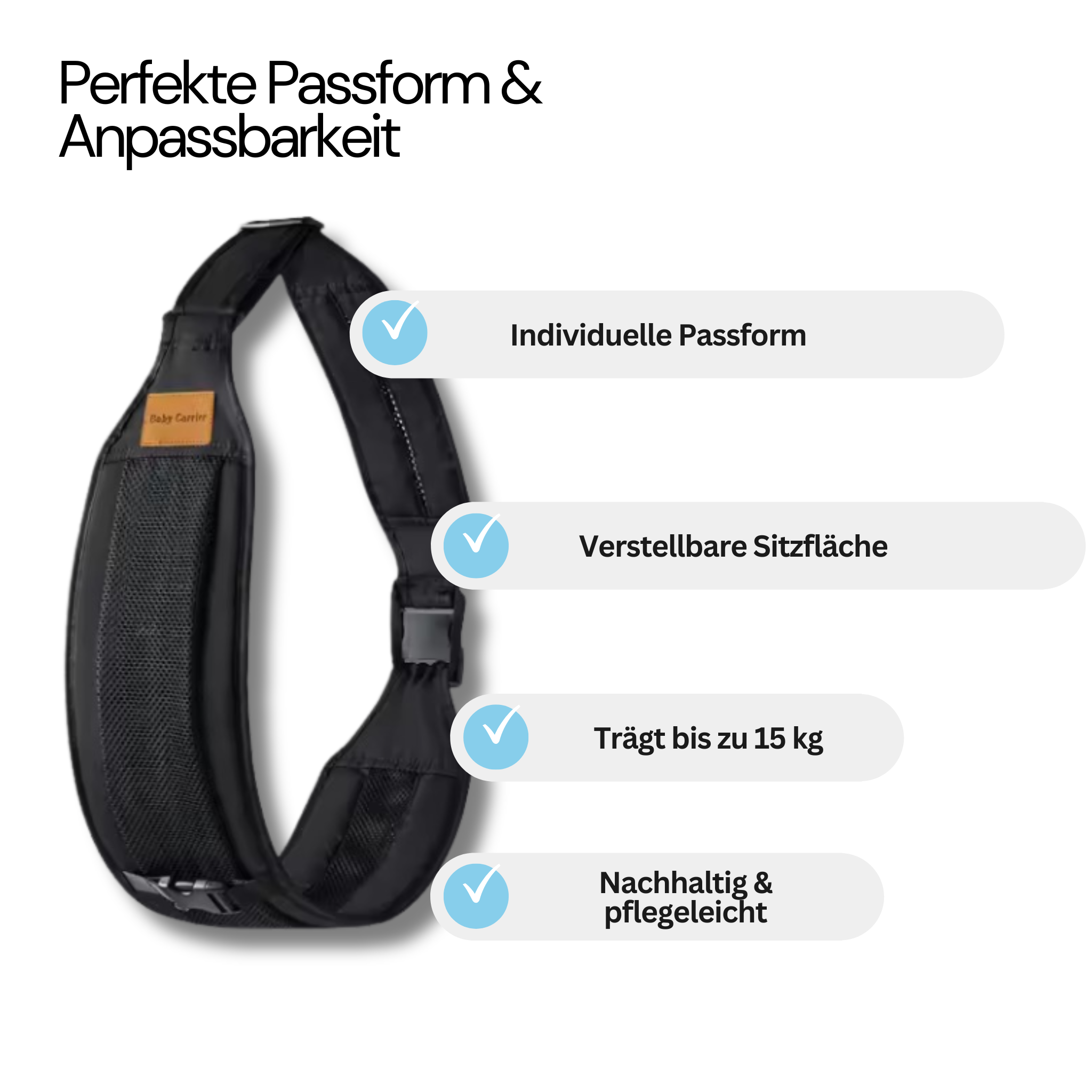 Ergonomische Kindertrage